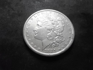 1881 S Morgan Silver Dollar