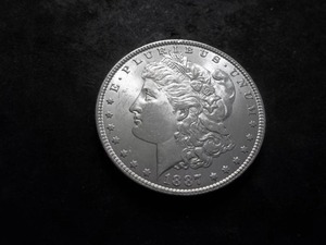 1887  Morgan Silver Dollar