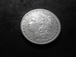 1887 S Morgan Silver Dollar