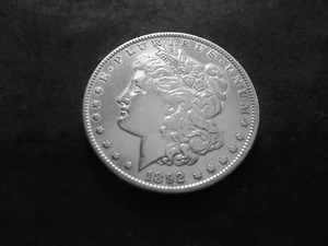 1892 Morgan Silver Dollar