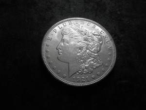 1921 D Morgan Silver Dollar