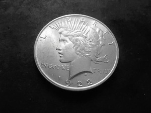 1922  Silver Peace Dollar