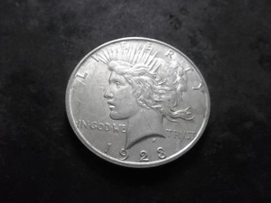 1923 D Peace Silver Dollar