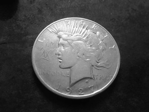 1927 D Peace Silver Dollar