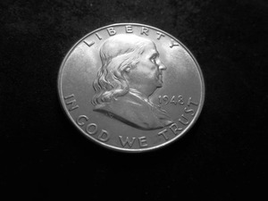 1948 D Franklin Half Dollar