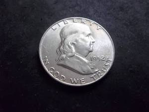 1952 D Franklin Half Dollar