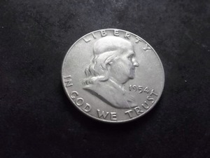 1954 Franklin Half Dollar