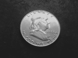 1954 D Franklin Half Dollar
