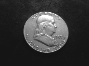 1957 Franklin Half Dollar