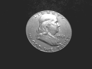 1961 Franklin Half Dollar