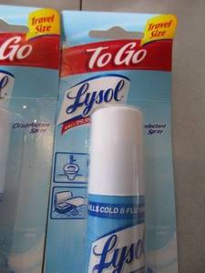lot 133 image: Lysol Travel Size Disinfectant