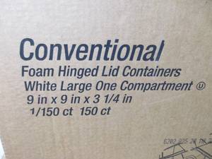 lot 28 image: Foam Food Containers