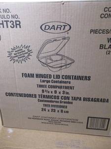 lot 93 image: Foam Food Containers