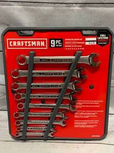 lot 22 image: New Craftsman 9 Piece Metric Combination Wrench Set