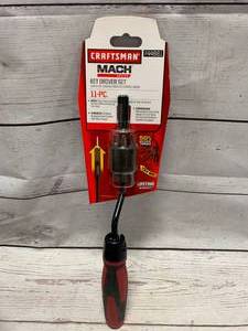 lot 23 image: New Craftsman 11 Piece Mach Bit Driver Set