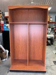 lot 82 image: Coat Wardrobe with Shelf  48 wide 80 tall 25 12 deep