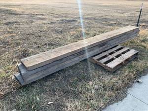 lot 83 image: Lot of 4 Solid Oak Bridge Planks