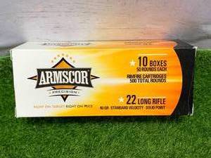 lot 84 image: 500 Rounds .22 Armscor Ammunition Ammo