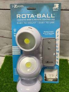 lot 92 image: New Rota Ball Remote Controlled Magnetic Light