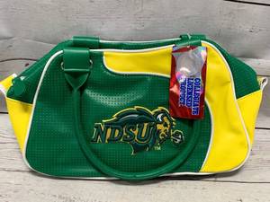 lot 95 image: NDSU Bison Womens Purse Clutch Bowler Style Bag (Scheels overstock)