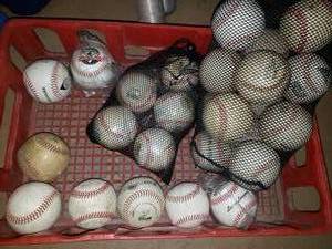 lot 31 image: Lot of Baseballs - Includes New, Vintage & Collectible