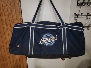 lot 126 image: Heavy Canvas Hometown MN Hockey Equipment Bag