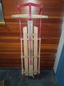 lot 22 image: Flexible Flyer III Wood Sled