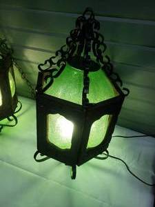lot 142 image: Marvelous Mid Century Spanish Gothic Hanging Lights