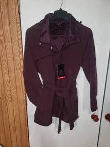 lot 203 image: Trendy Zero Exposure Mahogany All Season Jacket Sz 1X NWT
