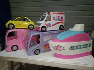 lot 153 image: Vintage Barbie Vehicles