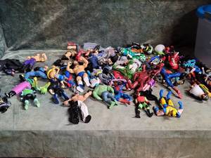 lot 157 image: Lot of Action Figures - All Sizes & Kinds
