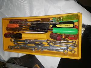 lot 67 image: Dewalt Banners & Variety of Tools
