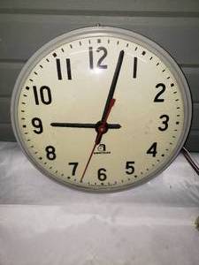lot 74 image: American Time & Signal School Clock