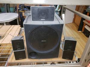 lot 55 image: Sony SS-SR290 Speakers plus Subwoofer SS-WP700