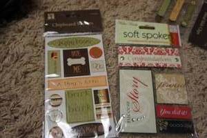 lot 244 image: Winnie the Pooh Stencil & Stamp Set, Scrapbooking Supplies
