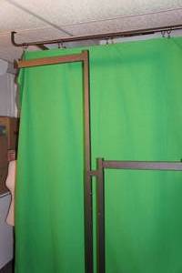 lot 246 image: Heavy Duty Straight Arm Clothes Rack - 2 Way, Adjustable