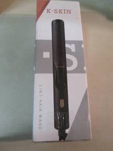 lot 50 image: K-Skin 2 in 1 Hair Wand open box...
