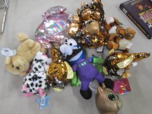 lot 111 image: Plush & Sequinned Animals...