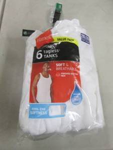 lot 116 image: 2XL Tagless Tanks for Men...