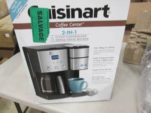 lot 122 image: Cuisinart Coffee Center, no carafe...