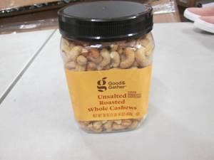 lot 131 image: 30 oz Unsalted Cashews...