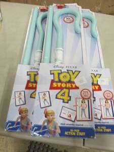 lot 158 image: 3 Toy Story 4 Bo Peep Action Staffs...