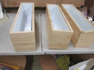 lot 162 image: 3 Window Boxes, one damaged...