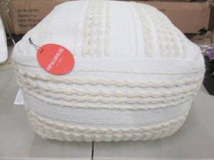 lot 174 image: Woven Ottoman...