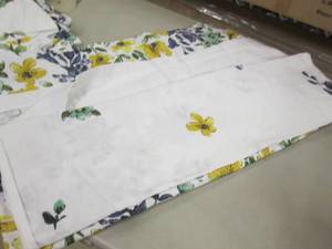 lot 175 image: 2 Floral Shower Curtains...