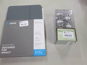 lot 196 image: iPad Case, Shower Hooks...