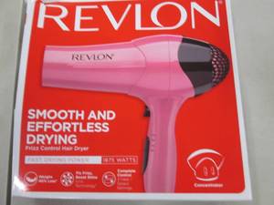 lot 208 image: Revlon Hair Dryer open box...