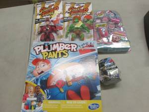 lot 225 image: 5 Assorted Toys w Plumber Pants...