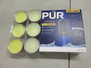 lot 236 image: 6 Bucket Candles Pur Faucet Filtrat...