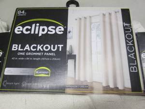lot 277 image: 2 Eclipse Blackout Grommet Panels 4...
